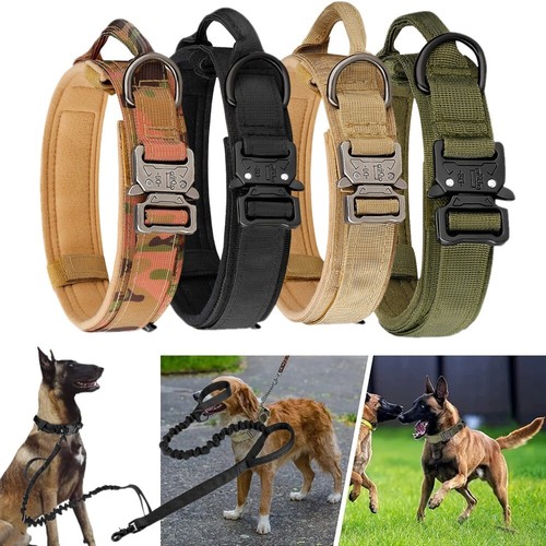 Tactical dog collar handle - tactical,