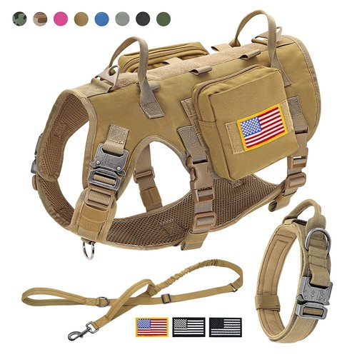 Strong tactical dog collar - dog,