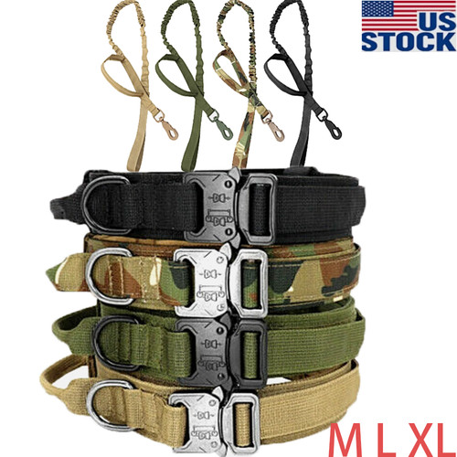 Tactical leash collar - leash, heavy