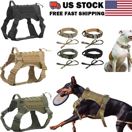 Tactical dog harness - dog, collar