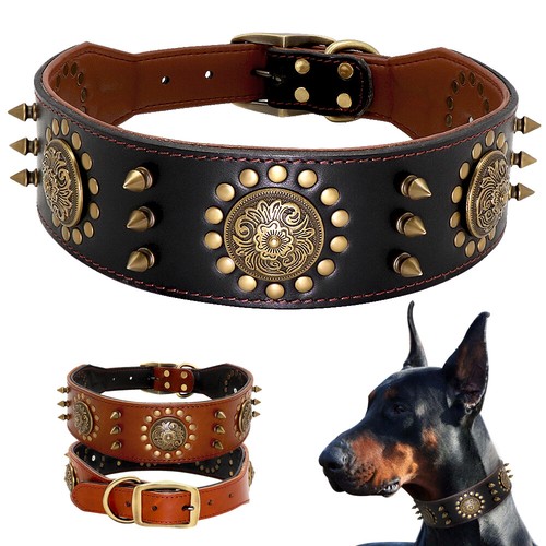Luxury studded genuine leather - studded,